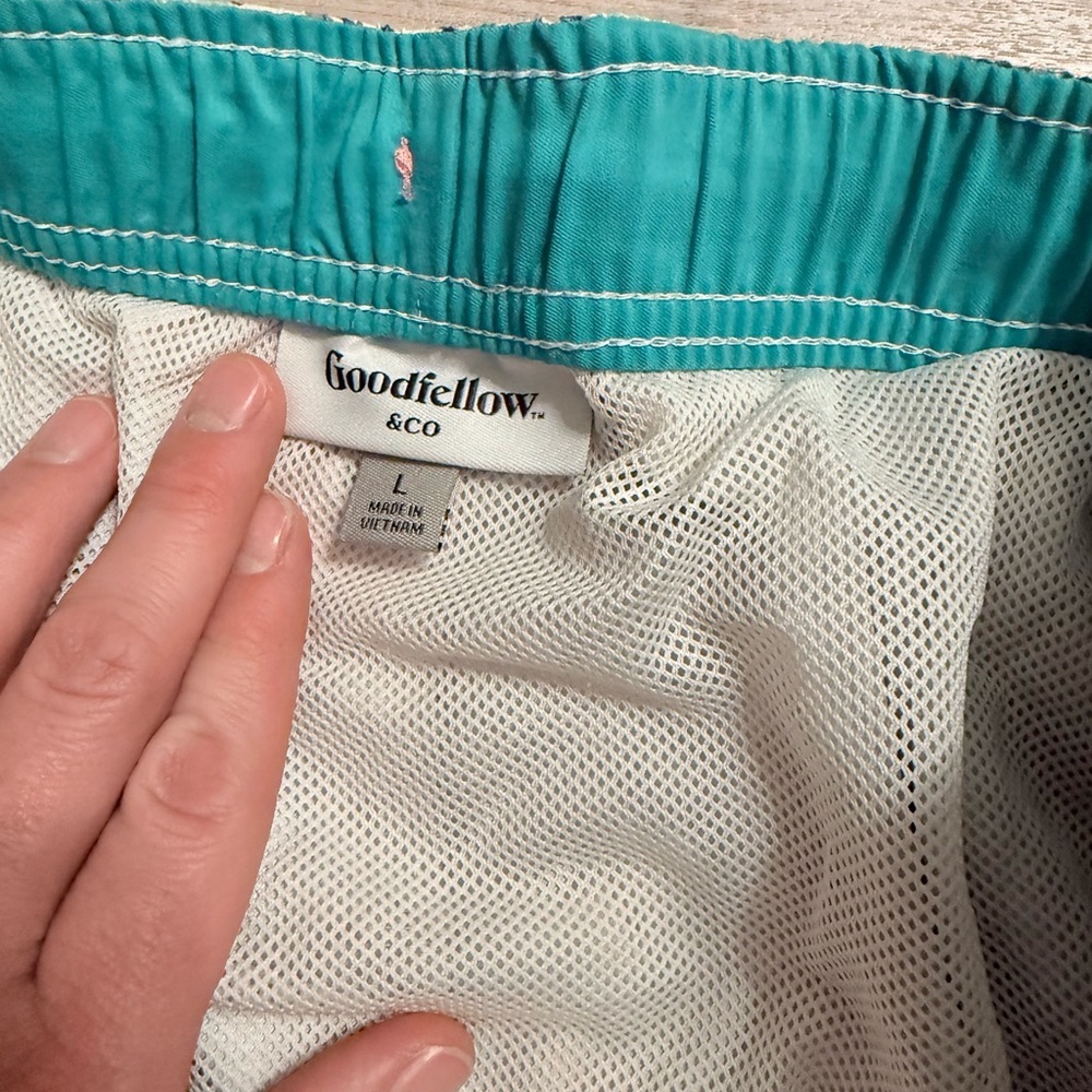 Men’s Flamingo Swim Trunks size large - Picture 2 of 2